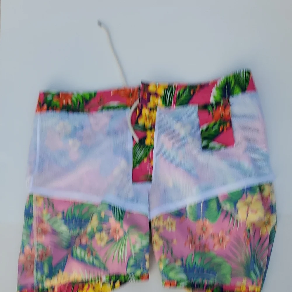 Polo Ralph Lauren Pink Floral Board Shorts Size 38